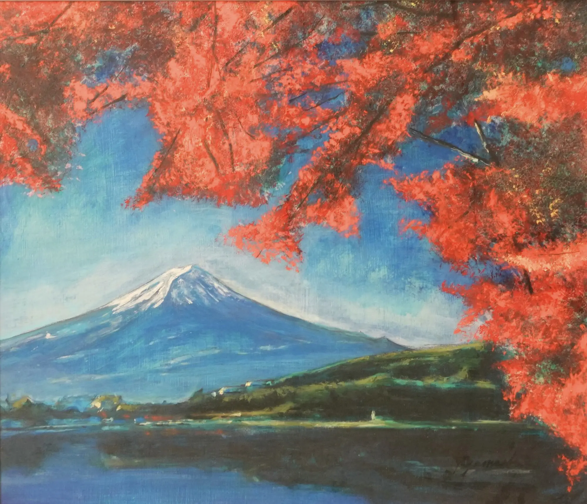 Mt. Fuji and Autumn Color